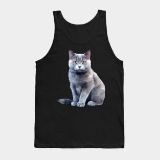 Chartreux Cat Tank Top